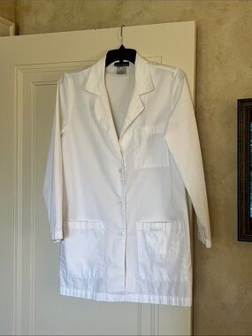 Cherokee Lab Jacket Size 4 White